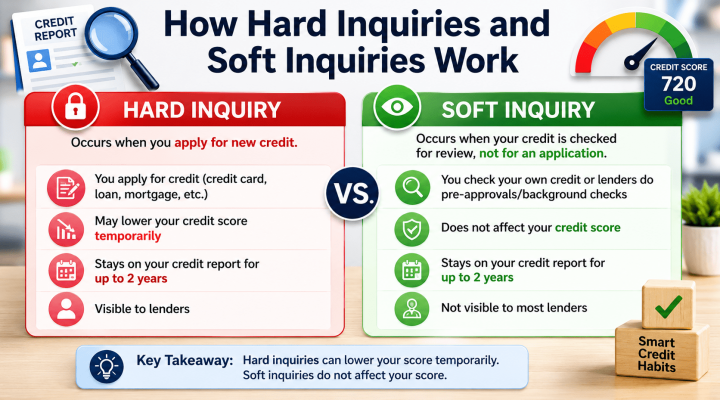 How Hard Inquiries and Soft Inquiries Work