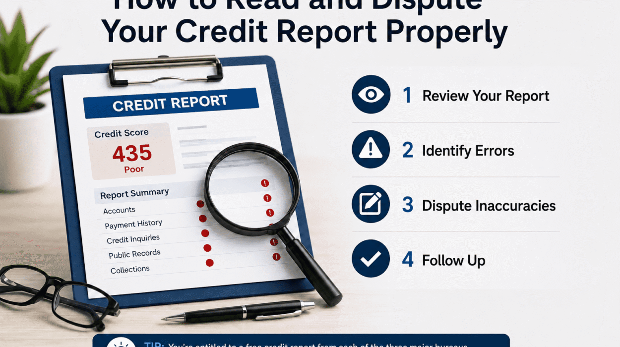 How to Read and Dispute Your Credit Report Properly