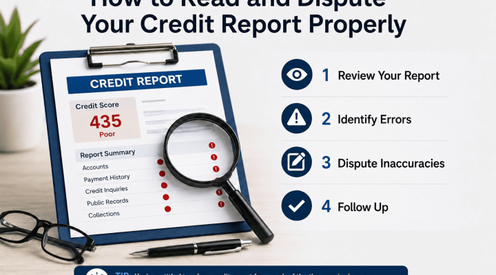 How to Read and Dispute Your Credit Report Properly