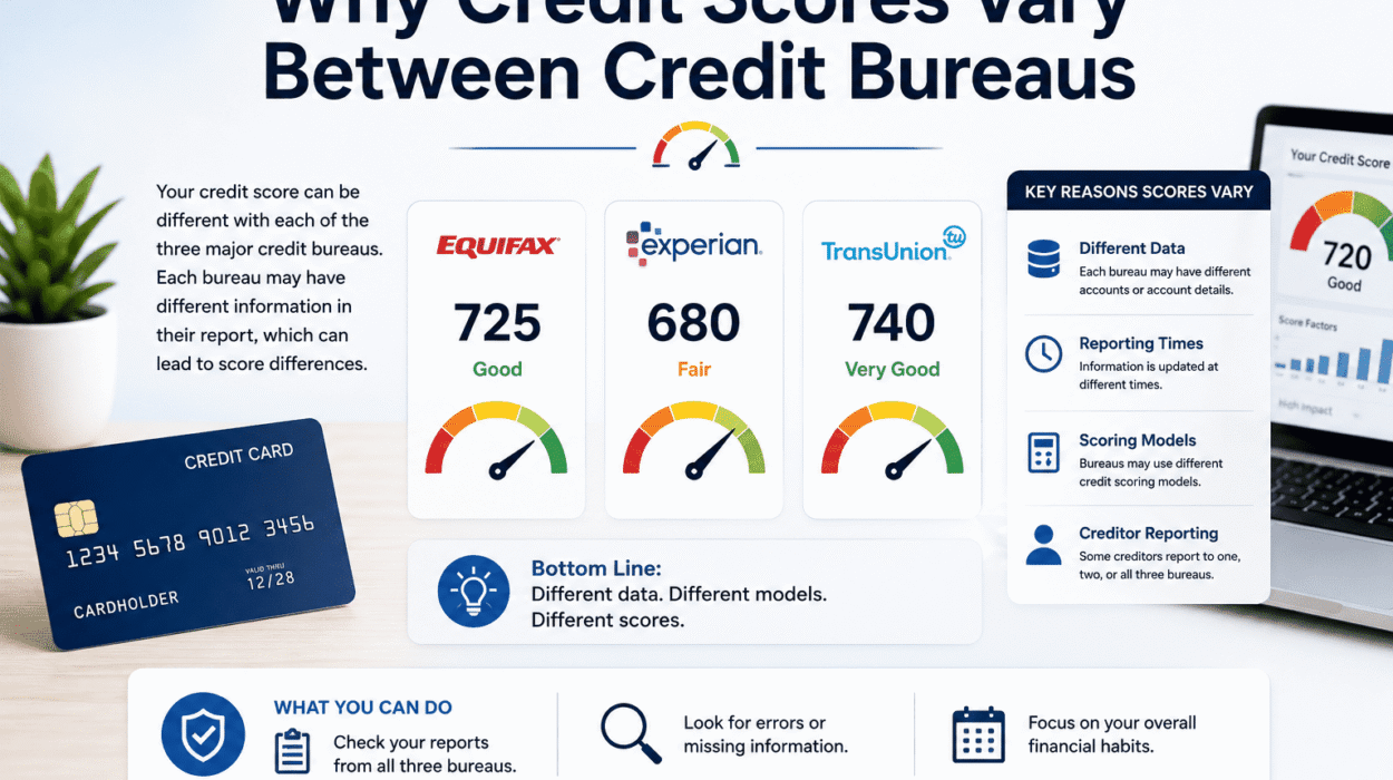Why Credit Scores Vary Between Credit Bureaus
