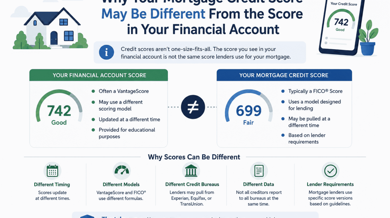 Why Your Mortgage Credit Score May Be Different From the Score in Your App
