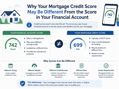 Why Your Mortgage Credit Score May Be Different From the Score in Your App